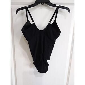 BRABIC Seamless Shapewear Bodysuit for Women V-Neck Sleeveless Tummy Control L